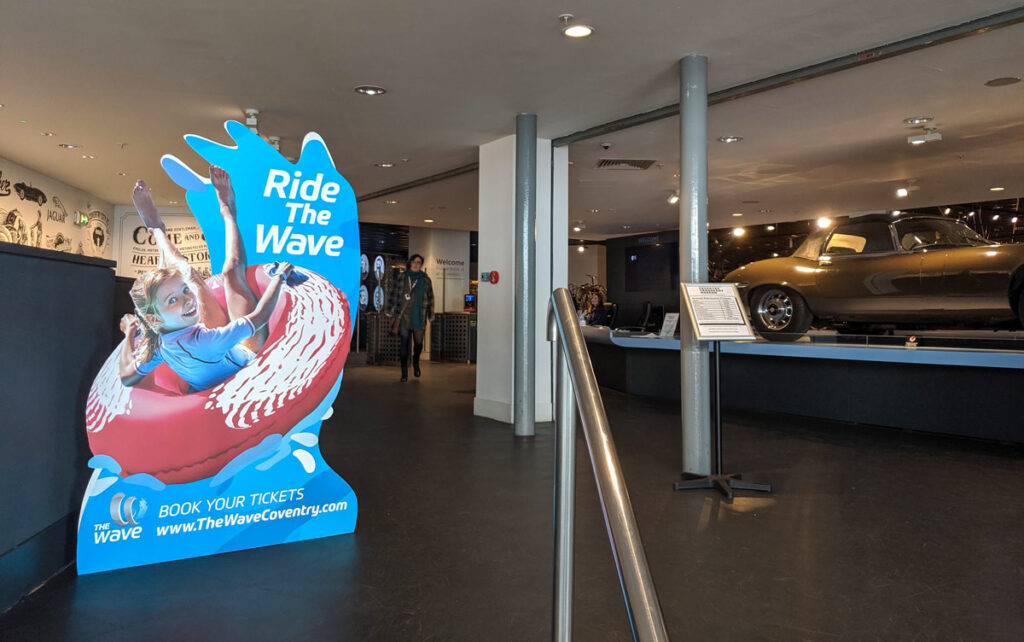 Display at Transport Museum Coventry